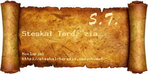 Steskal Terézia névjegykártya